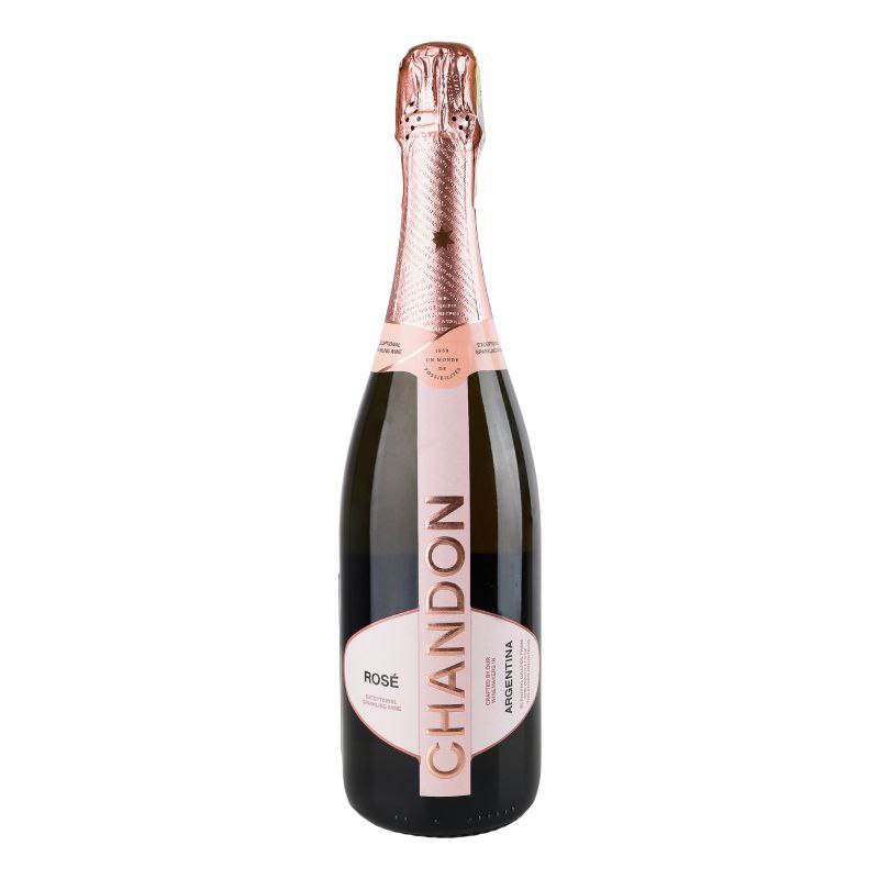 Вино ігристе Chandon Rose сухе рожеве 12% 0.75 л